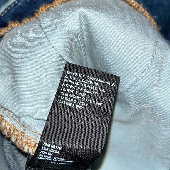 Free People CRVY Mercury Zip Jeans in Harper Blue | Women’s Size 26 - Picture 6 of 8